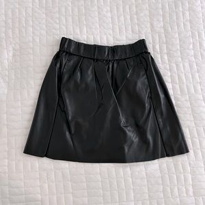 Wilfred Vegan Leather Skirt
